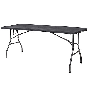Saliekams galds Springos GF0052 180cm, melns GF0052