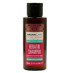 ARGANICARE Keratin Shampoo šampūns ar keratīnu 100ml