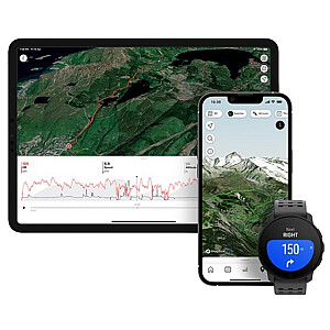 Suunto 9 Peak Pro 3.05 см (1.2") Точечно-матричный 43 мм Цифровой 240 x 240 пикселей Сенсорный экран Черный GPS (спутниковый)