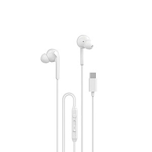 Dudao Dudao X3C+ Wired USB-C In-Ear Headphones 1.2m - White