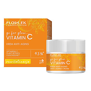 FLOSLEK Go For Glow C vitamīna krēms pret novecošanu sejai 50ml