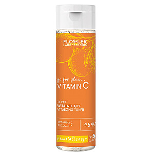 FLOSLEK Go For Glow C vitamīna toniks vitalizējošs sejai 200ml