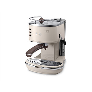 Delonghi ICONA Vintage Coffee maker ECO311.BG  Pump pressure 15 bar, Built-in milk frother, Espresso maker, 1100 W, Beige
