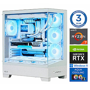 INTOP AQUA Ryzen 7 7700X 16GB DDR5 1TB SSD M.2 NVME+2TB RTX4060 8GB WIN11