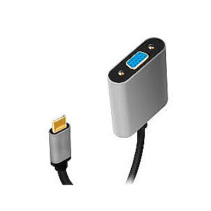 Переходник USB-C на VGA, 1080p, алюминий, 0,15 м