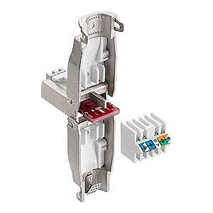 Techly 105872 Модульный разъем RJ45 Cat6a 10G без инструмента, STP