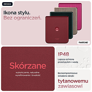 Motorola razr 60 ultra 17.7 см (6.96") Dual SIM Android 15 5G USB Type-C 16 ГБ 512 ГБ 4700 мАч Бордо