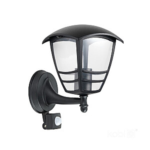 Sensorlampa TEVIO KG E27 melna IP54 003700