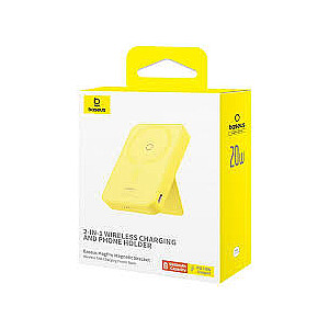 Baseus MagPro Магнитный 5000mAh 20W magsafe желтый