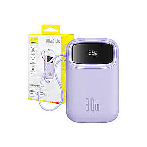 Baseus QPow 2 10000 мАч 30W 2xUSB-C фиолетовый