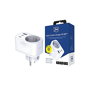 3mk Comfort Charger GaN 30W белый
