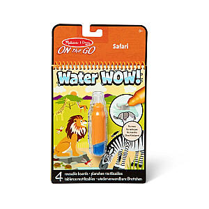 MELISSA & DOUG Ūdens krāsojamā grāmata Water Wow! – Safari