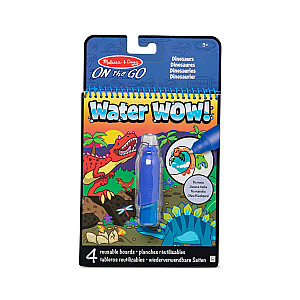 MELISSA & DOUG Ūdens krāsojamā grāmata MELISSA Water Wow! – Dinozaurs