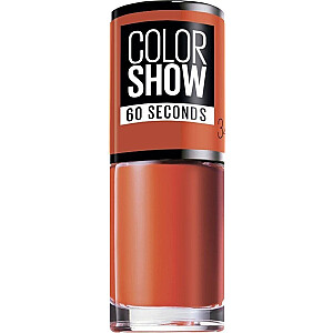 Maybelline Maybelline, Color Show 60 Seconds, Nagu laka, Nr. 341, Oranžā pievienošana, 7 ml Sievietēm