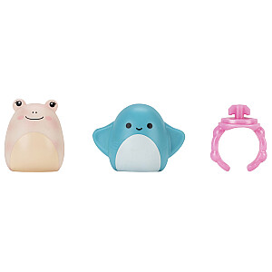 SQUISHMALLOWS SQUISH-A-LONGS figūriņas, 2-paka necaurspīdīgā iepakojumā, 2,5 cm