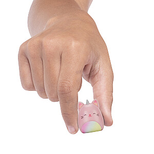 SQUISHMALLOWS SQUISH-A-LONGS figūriņas, 2-paka necaurspīdīgā iepakojumā, 2,5 cm