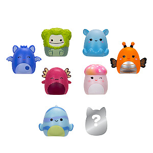 SQUISHMALLOWS SQUISH-A-LONGS figūriņas, 8 gab., 2,5 cm