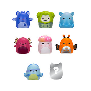 SQUISHMALLOWS SQUISH-A-LONGS figūriņas, 8 gab., 2,5 cm