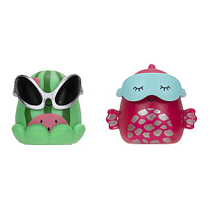 SQUISHMALLOWS SQUISH-A-LONGS figūriņas, 8 gab., 2,5 cm