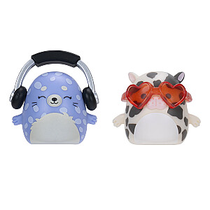 SQUISHMALLOWS SQUISH-A-LONGS figūriņas, 8 gab., 2,5 cm