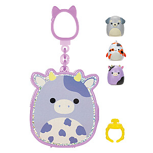 SQUISHMALLOWS CLIP-A-LONGS 3 figūriņas necaurspīdīgā iepakojumā, 2,5 cm