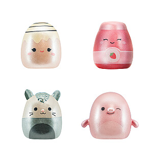 SQUISHMALLOWS CLIP-A-LONGS 3 figūriņas necaurspīdīgā iepakojumā, 2,5 cm