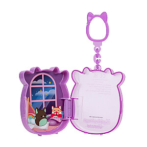 SQUISHMALLOWS CLIP-A-LONGS 3 figūriņas necaurspīdīgā iepakojumā, 2,5 cm