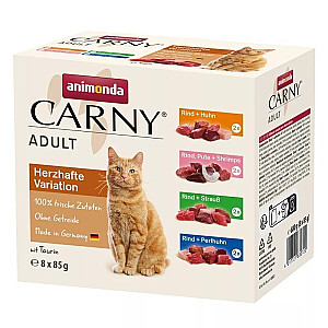 ANIMONDA Carny смесь вкусов пакеты 8x85г