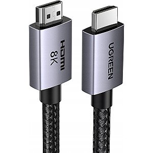 Ugreen kabelis Ugreen HD171 35376 ar HDMI 2.1 8K sertificētiem savienotājiem 5 m - pelēks