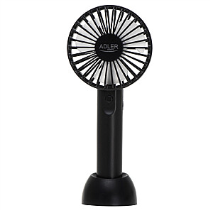 Adler Mini USB ventilators | AD 7338 | Galda ventilators | Melns | Diametrs 7 cm | Ātrumu skaits 3