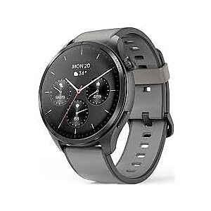 Hama Smartwatch 9000 melni-pelēks korpuss, melni-pelēks silikona siksna