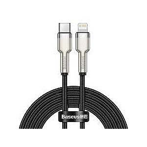 Baseus augsta blīvuma pīts USB-C ar Lightning, 20 W, 5 A, PD, 2 m (nerūsējošais tērauds)