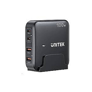 Зарядное устройство Unitek для настольного использования GaN 100W 2xUSB-A 2xUSB-C