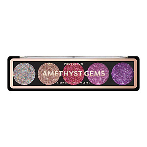 PROFUSION Eyeshadow Palette, палитра из 5 теней для век Amethyst Gems.