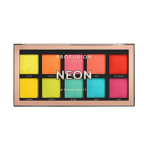 Acu ēnu palete PROFUSION Shade Palette 10 Neon 12 g