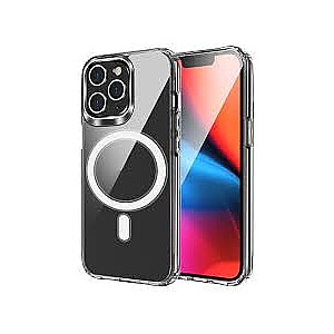 "Кристальный магнитный чехол и закаленное стекло для iPhone 13" Прозрачный