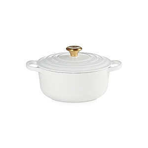 Le Creuset Кастрюля чугунная круглая &Oslash;26см / 5,3л белая
