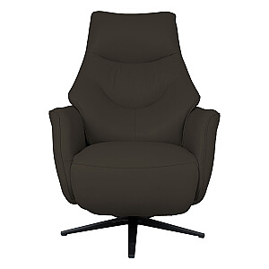 Recline armchair DAYANA with electric mechanism, brown leather