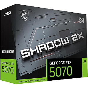 MSI GeForce RTX 5070 12G SHADOW 2X OC DLSS 4 BULK