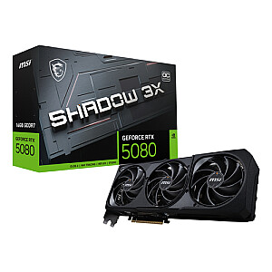MSI GeForce RTX 5080 16G SHADOW 3X OC DLSS 4 BULK