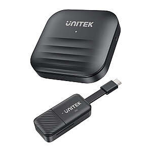Беспроводной HDMI передатчик Unitek с диапазоном до 50 м, черный