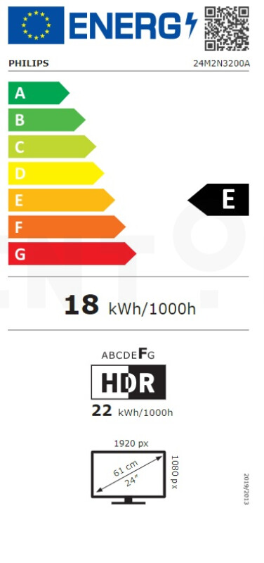 Philips 24M2N3200A/00 23.8'' 16:9/1920x1080/300cd/m2/HDMI DP Audio out