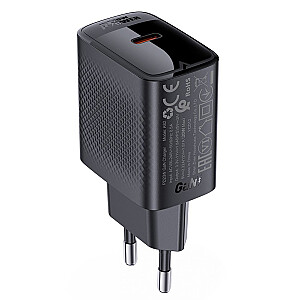 Acefast Acefast A82 Charger Network GaN USB-C PD 20W - Black Black