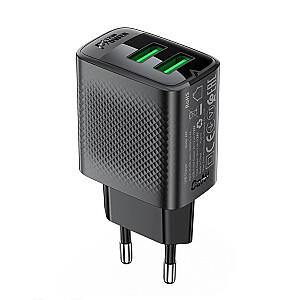 Acefast Acefast A86 зарядное устройство 2x USB-A 12W - черный