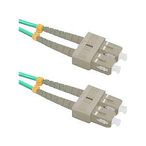 Qoltec Fiber Optic Patchcord SC/UPC - SC/UPC | Мультимод | 50/125 | OM4 | Дуплекс | 10м