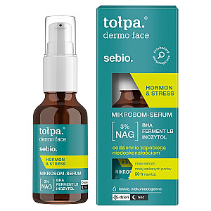 TOŁPA Dermo Face Sebio+ Hormon&Stres serums sejai 30ml