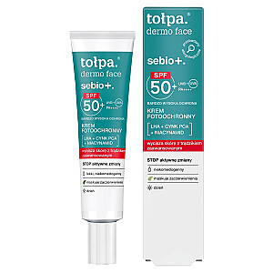 TOŁPA Dermo Face Sebio+ sejas krēms ar SPF50+ PA++++ 40ml
