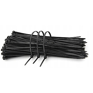 Kabeļu saitītes 3.5mm / 150mm melnas 100 gab. VOZ-35150B Vayox