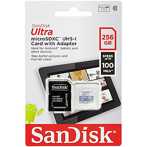 ПАМЯТЬ MICRO SDXC 256 ГБ UHS-I / SDSQUNR-256G-GN6TA SANDISK