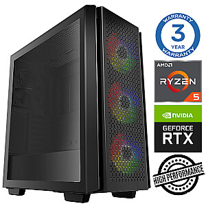 INTOP Ryzen 5 5600X 32GB 240SSD M.2 NVME RTX5060Ti 16GB no-OS